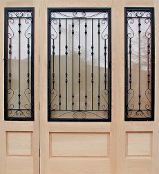 Wrought iron Door Grill Design