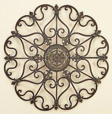 Wrought Iron Wall Grille