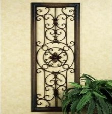 Wrought Iron Wall Grill Design