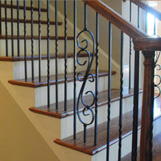 wrought iron spindles