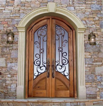 Wrought Iron Exterior Doors for Style & Security